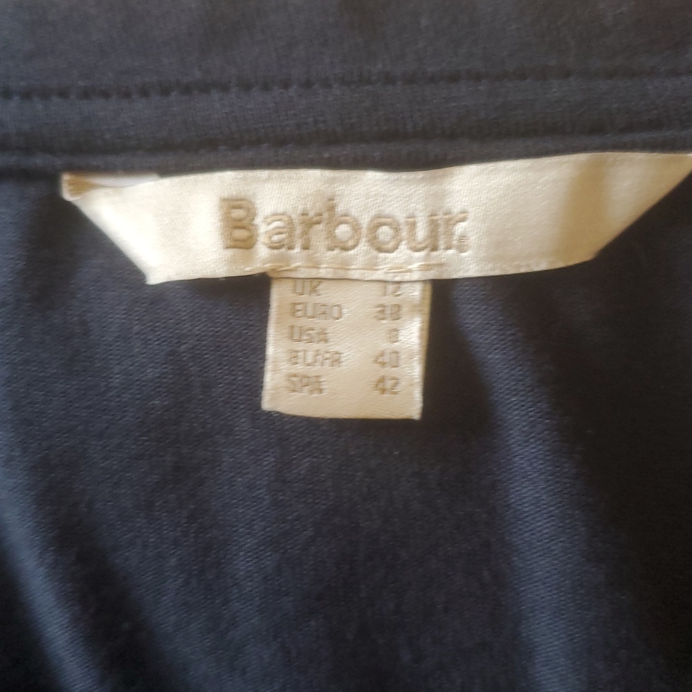 BARBOUR HEDLEY LONG SLEEVE COTTON GRAPHIC T-SHIRT ; SZ:8 - Picture 8 of 9